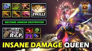 INSANE DAMAGE QUEEN CARRY Templar Assassin 29Kills Full Physical Build Even Timbersaw Cant Survive
