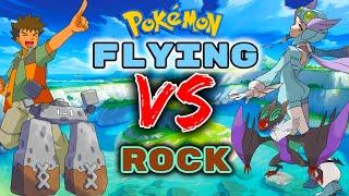 We Only Catch ROCK or FLYING Type Pokemon... Then We FIGHT