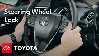 Toyota How-To Steering Wheel  Lock  Toyota