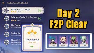 Endless Forms Most Martial Event Genshin Impact Day 2 Treacherous difficulty F2P