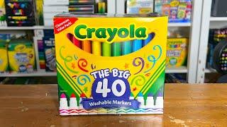 How Many Crayola Marker Colors are There? 40 Crayola Markers Swatches Review