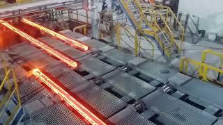 Amazing manufacturing process of steel billets