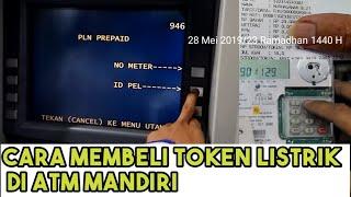 Cara beli token listrik di ATM Mandiri