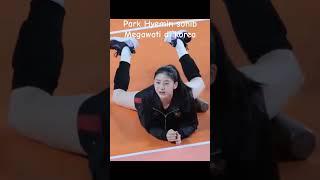 Park Hye min atlet volley Korea sohib Megawati #sports #shortvideo #megawatihangestri