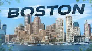 Boston USA. The Most European City in the US. Sights People and Food