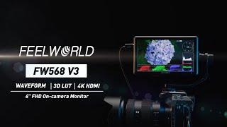 FEELWORLD FW568 V3 6 Field Monitor 4K HDMI for Filmakers with 3D LUT #feelworldmonitor