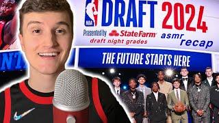 ASMR 2024 NBA Draft Reactions  whisper ramble