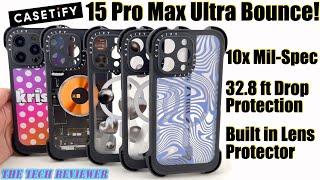 CASETiFY iPhone 15 Pro Max Ultra Bounce 32.8 ft drop protection…10x military grade Super Tough