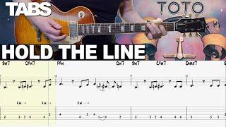 Toto - Hold The Line  Guitar cover WITH TABS 