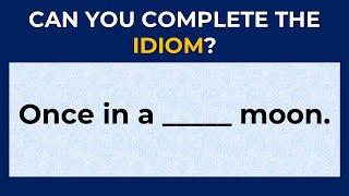 English Idiomatic Quiz CAN YOU SCORE 2020 ON THIS ENGLISH IDIOMS? #challenge 6