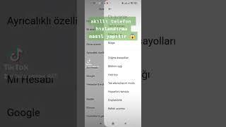 Android telefon hızlandırma nasıl yapılır.