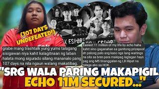 SRG WALA PARING MAKATIBAG 107 DAYS NG UNDEFEATED? ECHO EASY 11M SA FALCON INAANTAY NALANG ANG BREN?