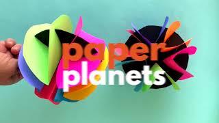 Easy Planet Craft 3D Paper Planets