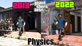 Grand Theft Auto 5 Physics 2013 vs 2022 GTA 5 Evolution