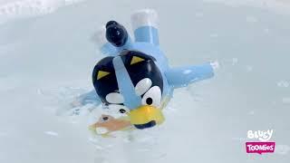 Swimming Bluey from Toomies 10s Advert