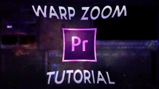 Warp Zoom Tutorial Adobe Premiere Pro CC 2019