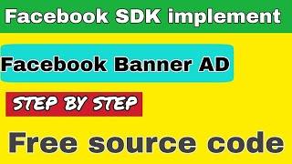 Facebook Banner Ads In Android Studio  Implementation  Facebook Audience Network