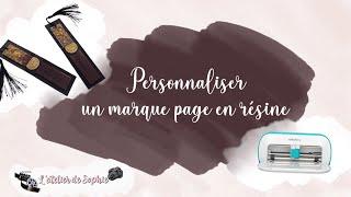   Cricut n°6   Personnaliser un marque-page en résine Cricut Joy