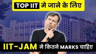 IIT JAM 2023  Top IIT मे जाने के लिए  IIT JAM EXAM मे कितने Marks चाहिए ?