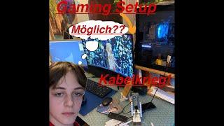 Gaming Setup - Kabelkrieg zum Waffenstillstand zwingen