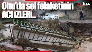 Sel Felaketinin Acı İzleri Köprü Yıkıldı Evleri Su Bastı…