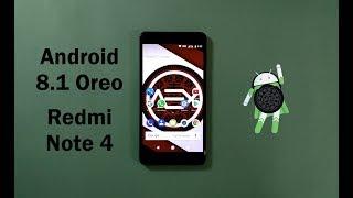 Android 8.1 Oreo AOSP Extended Official Rom For Xiaomi Redmi Note 4