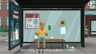 Caillou gets grounded from leaving BUSSTOP supposed to be at school