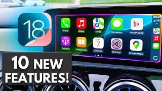 iOS 18 Apple CarPlay is HERE  10 NEW FEATURES