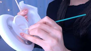 ASMR Realistic Ear Cleaning to Fall Asleep  whispering ear blowing 3Dio  耳かき