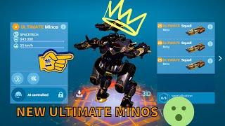 NEW ULTIMATE MINOS. THE THE MAULER KILLER  WAR ROBOTS TEST SERVER