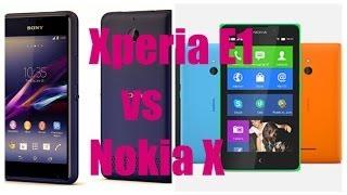 Xperia e1 vs Nokia X