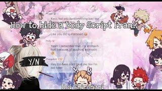 BNHAMHA How to Hide a Body Script Prank ft. Yn&Deku