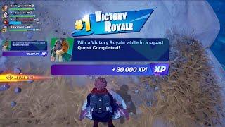 How to EASILY Win a Victory Royale while in a squad in Fortnite Quest