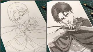 Cara Menggambar Anime  Levi Ackerman Attack On Titan  Step by Step