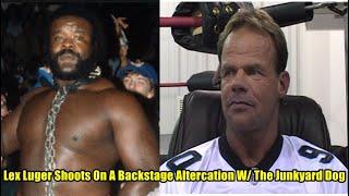 Lex Luger Shoots On A Backstage Altercation W The Junkyard Dog