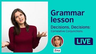 Grammar Lesson Correlative conjunctions