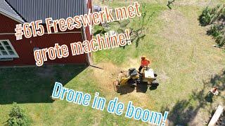 # 615 Wandelen freeswerk en de drone in de boom