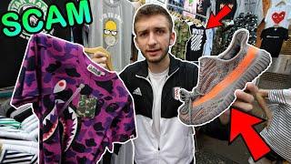 BUYING FAKE YEEZYS BAPE LV SUPREME IN HONG KONG THEY TRIED TO SCAM US