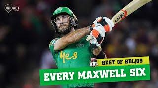 Max power - Every one of Glenn Maxwells sixes  KFC BBL09