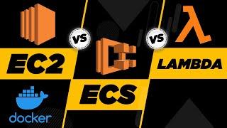 AWS EC2 vs ECS vs Lambda  Which is right for YOU?