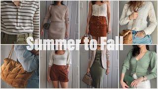 Transitional outfits SUMMER to FALL part 1  Best pieces you can wear this time of the year  SEZANE