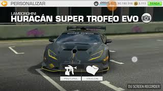 Real Racing 3 auto LAMBORGHINI HURACÁN SUPER TROFEO EVO