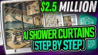 Create beautiful SHOWER CURTAINS - anyone can repeat this process