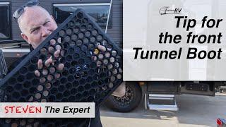 Tip for the front Tunnel Boot in your Caravan