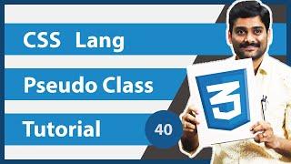 CSS Lang Pseudo Class  CSS lang  Pseudo Class selector - CSS Tutorial 40