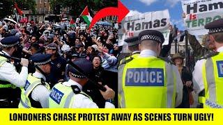 Londoners CHASE Pro Palestine OUT As Scenes Turn UGLY