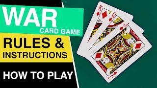 How to Play War Card Game?