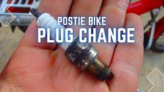 Postie Bike Spark Plug Change