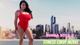 Donna roza   American Brand Ambassador  Plus Size Model  Curvy Fashion Wiki Age