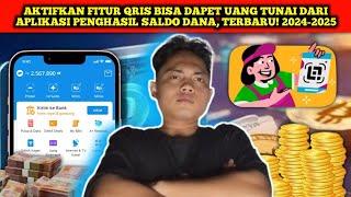 AKTIFKAN FITUR QRIS BISA DAPET 60RB DARI APLIKASI PENGHASIL SALDO DANA‼️